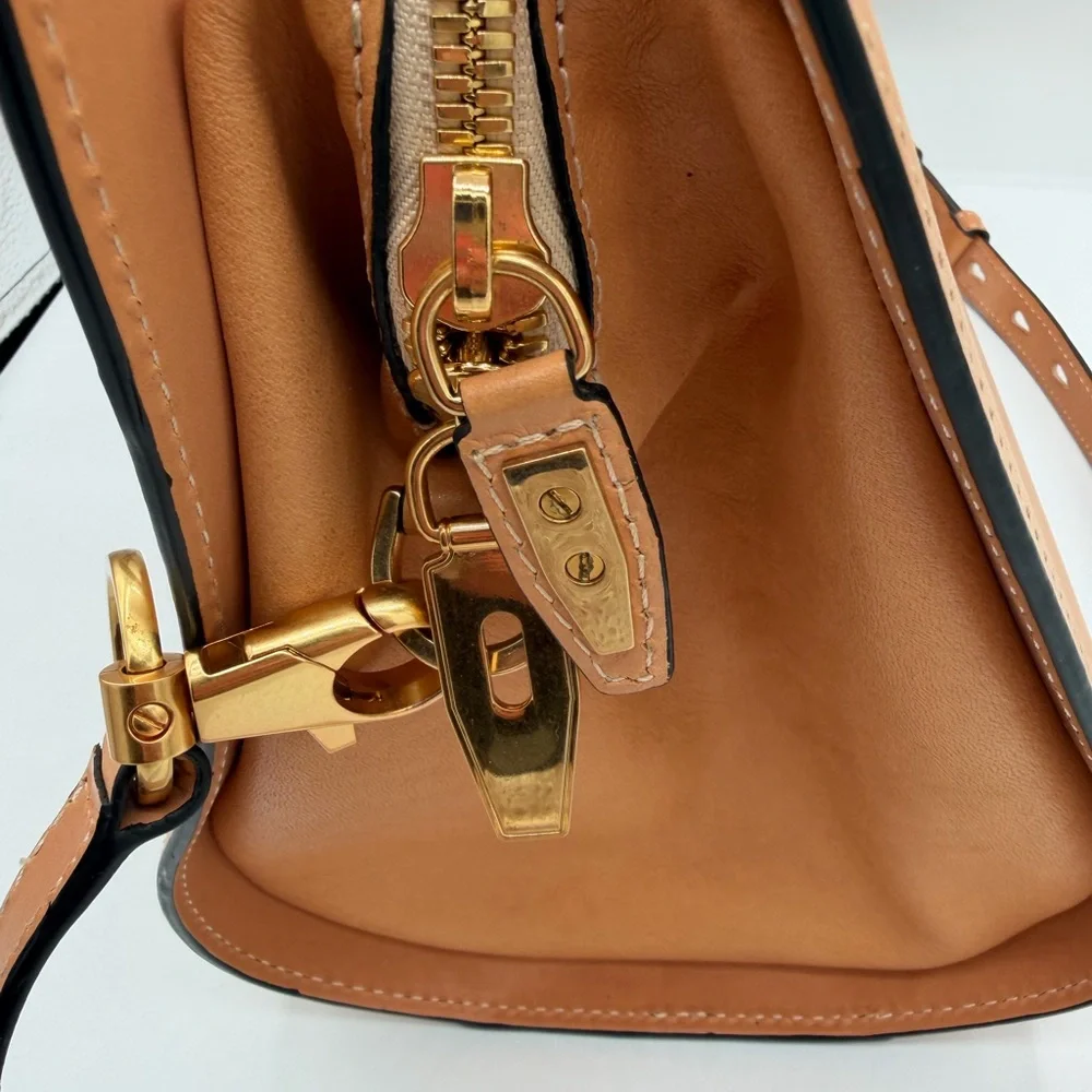 Alexander Wang Calfskin Pelican Satchel Tan